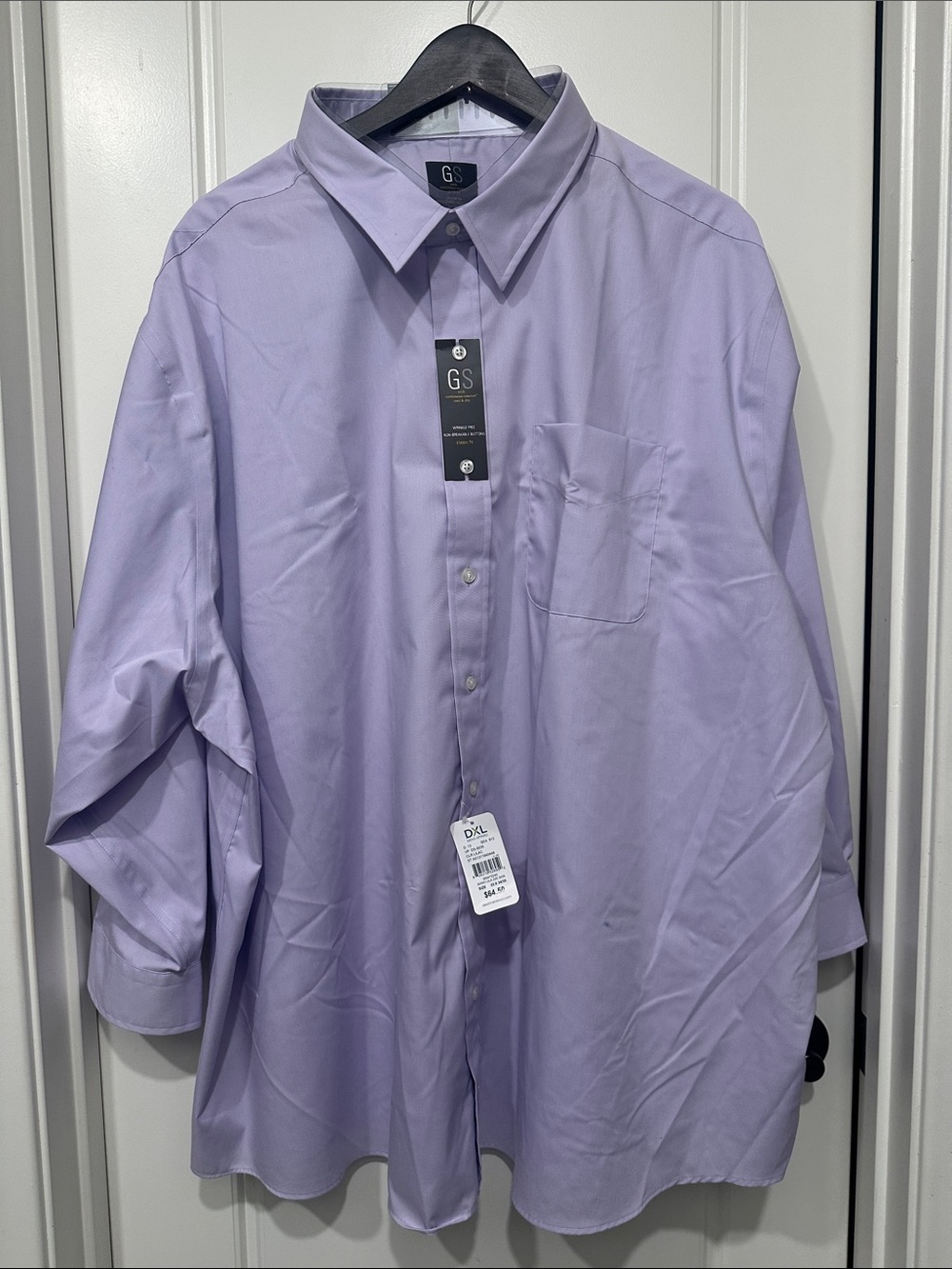 Men's Lavender Dress Shirt - Classic Button-Down